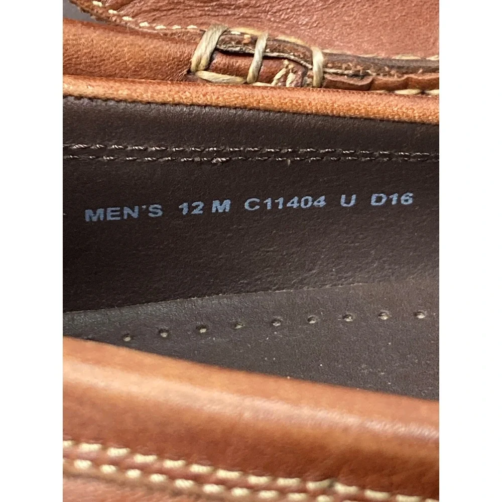 Cole Haan Mens Venetian II Loafers Brown Leather Slip On Dress Shoes 12 M Preppy
